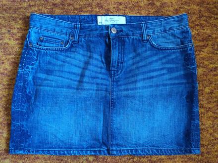 Riflova sukňa h&m veľ.40, h&m,40