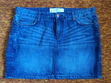 Riflova sukňa h&m veľ.40, h&m,40