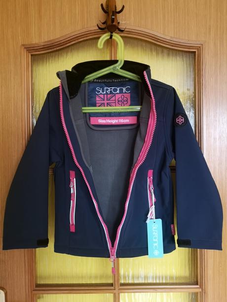 Surfanic dievčenská softshell bunda veľ. 6 rokov, 116