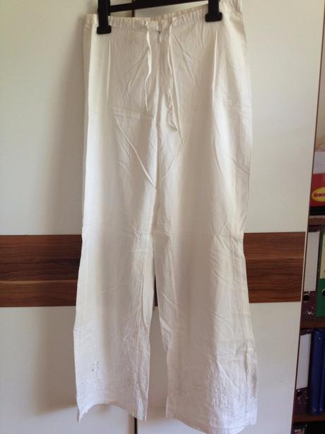 Biele nohavice benetton s, benetton,s