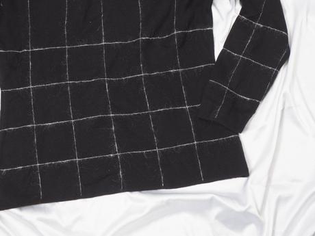 Luxusný čierny vlnený pulover olsen, 44