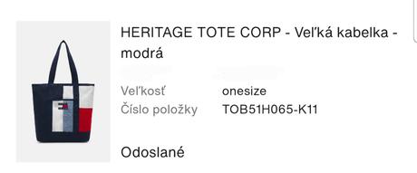 Tommy hilfiger shopper kabelka, tommy hilfiger