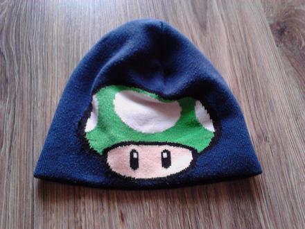 Čiapka - limitka super mario 1-up mushroom, h&m,110