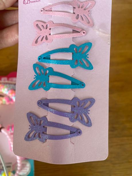 Detské doplnky- sponky, gumičky, náhrdelník, 