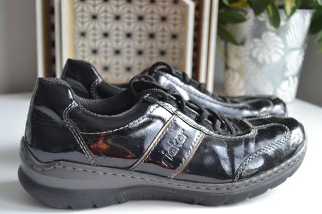 Dámske čierne tenisky zn. rieker, veľkosť 38, rieker,38