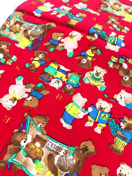 Bavln.poťah na obalenie detského matraca teddy,