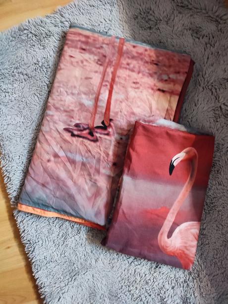 Obliečky s motívom plameniaka, šírka (cm): 135,dĺžka (cm): 190