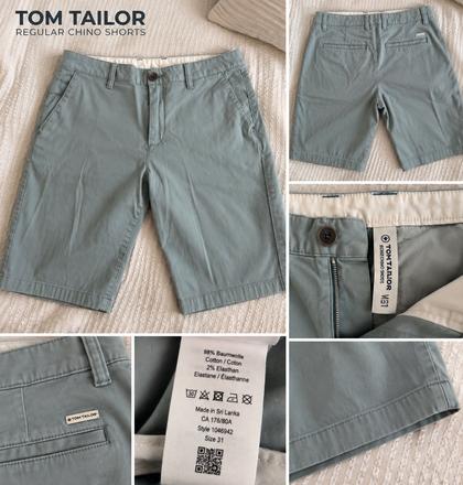 Bavlnené chino kraťasy w31 ako nové, tom tailor,s
