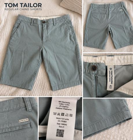 Bavlnené chino kraťasy w31 ako nové, tom tailor,s