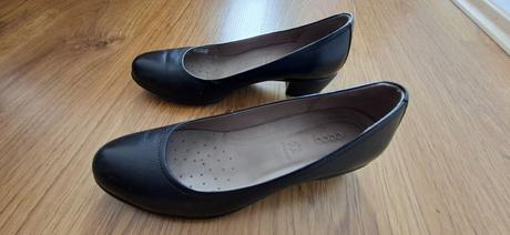 Lodičky kožené, ecco,37