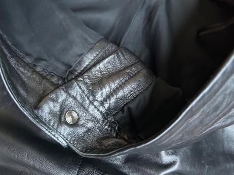 Nohavice pravá koža, s