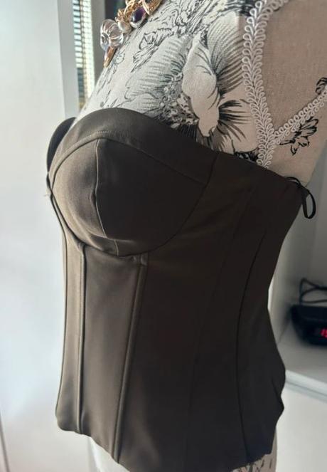 Zelený korzet zara, zara,xl