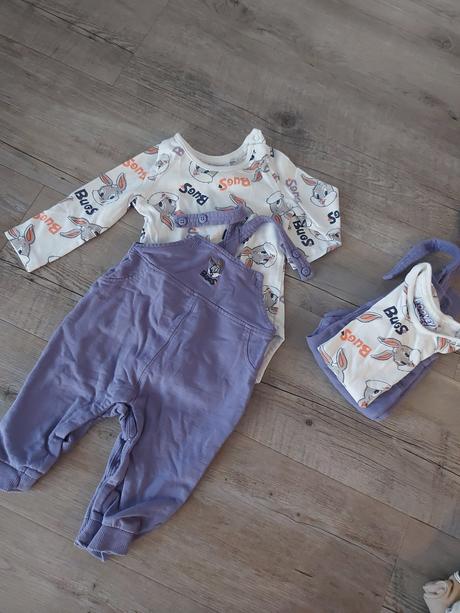 Súprava trakace+body dlhý rukav, 68