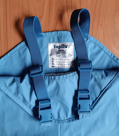 Bunda, nohavice do dažďa veľ. 110/116, lupilu,116