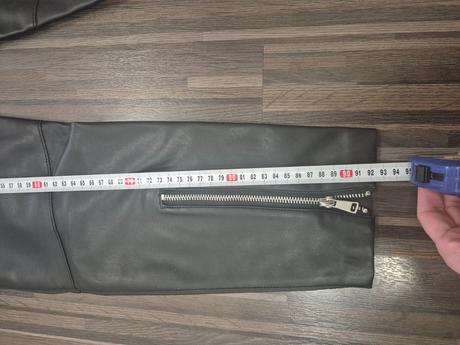 Zara kožené nohavice, zara,s