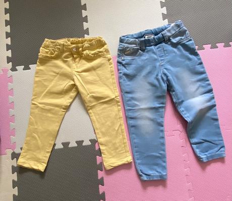 Nohavice žlté a modré rifle, mayoral,92