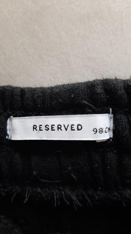 Tepláky čierne, reserved,92