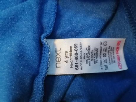 Next vianočné tričko 4r 104, next,104