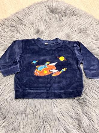 Chlapčenská zamatová mikina (80), 80