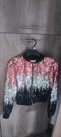 Bundička s flitrami, h&m,152