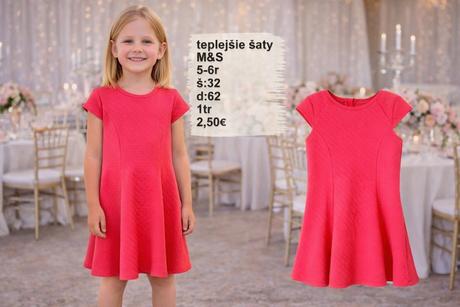 Hrubšie šaty, marks & spencer,116