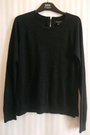 Dámsky tenký čierny acrylový pulóver, atmosphere, atmosphere,m