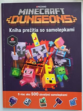 Minecraft dungeons - kniha prežitia so samolepkami, 