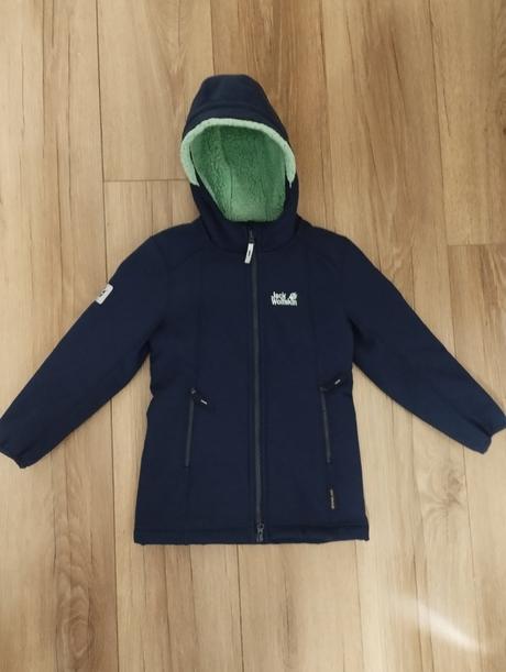 Softshellová bundička teplá, jack wolfskin,116