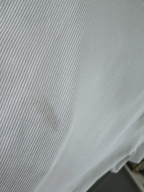 Calvin klein rebrovaný bavlnený top m-l, calvin klein,l / m