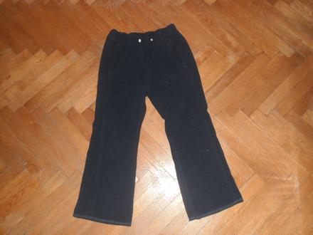 Flisove nohavice na gumu v pase , 122