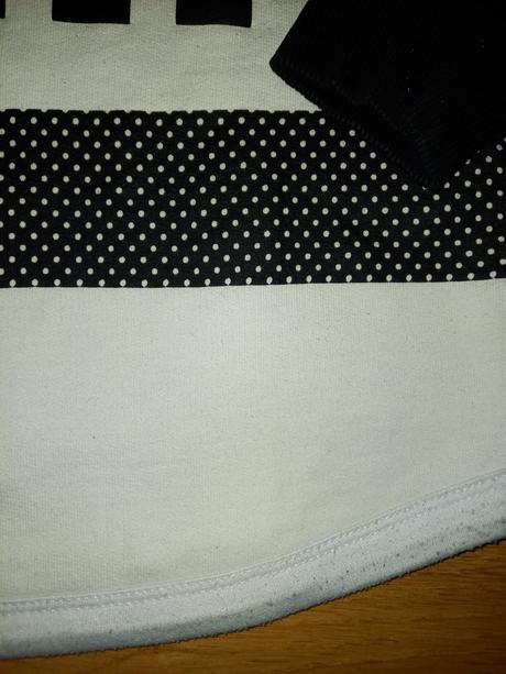 Čierno-biela mikina sanfran 146/152, c&a,146