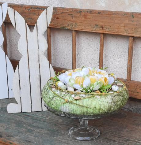 Jarný veniec s krokusami, 