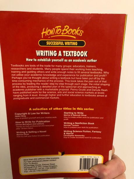 Writing a textbook,