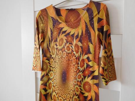 Slnečnicový kvet šaty l, l