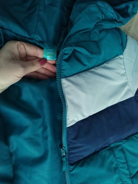 Zimná tyrkysová bunda pepco, v. 128, pepco,128