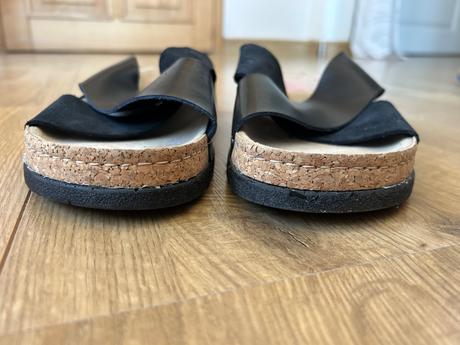 Dámske kožené šľapky milami veľ. 41, 41