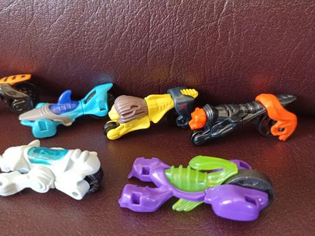 Zvieracie motorky 7ks,