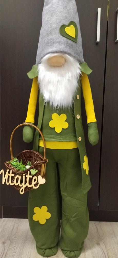 Jarný škriatok výška 110 cm,