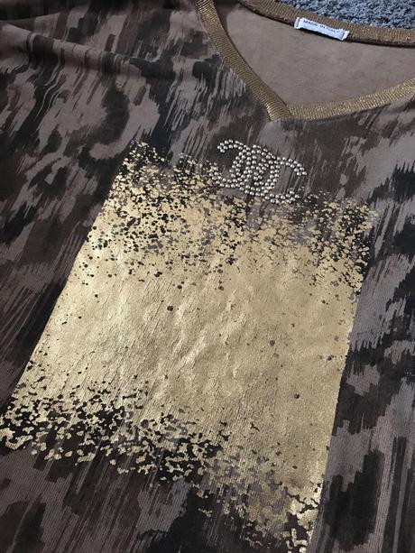 Hnedý tenký svetrík v.l, l