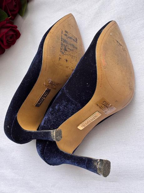 Autograph - zamatové lodičky, marks & spencer,38