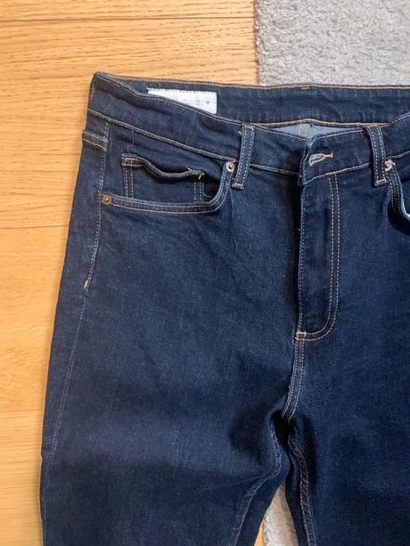 Zara skrátené zvonové rifle s vysokým pasom 42, zara,42