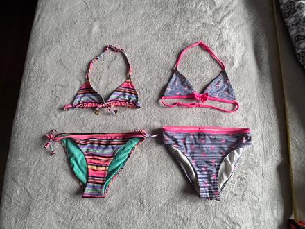 Pásikavé plavky 134/140, h&m,134