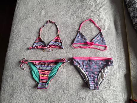 Pásikavé plavky 134/140, h&m,134