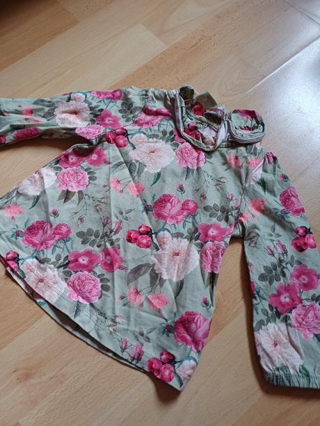 2x krasna kvetovana tunika/top, tu,68