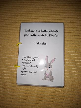Velkonocna kniha aktivit s menom vasho dietatka, 