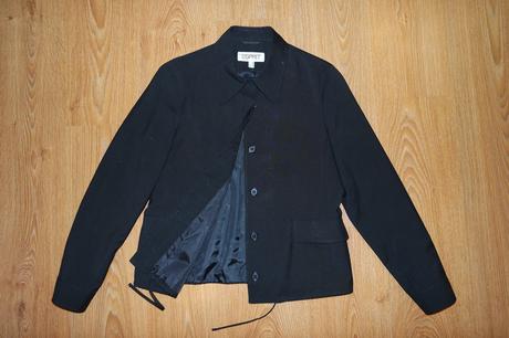 Sako so skrytími gombíkmi, esprit,l