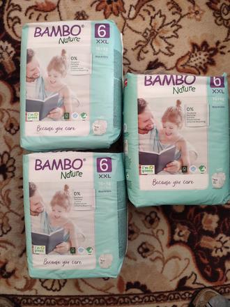 Plienky, bambo,11 kg - 25 kg