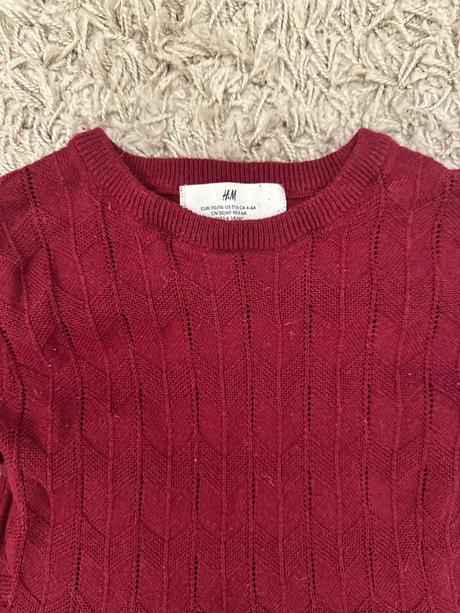 Svetríkové šaty, h&m,110