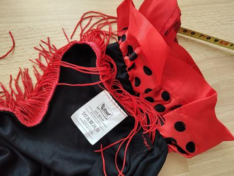 Kostým čierno-červený - lienka,