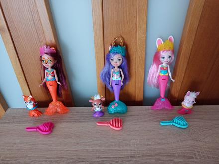 Sada mattel enchantimals morské panny-cena za 3ks,